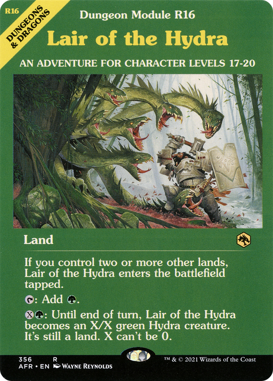 Lair of the Hydra (AFR-356) - Adventures in the Forgotten Realms: (Showcase) Foil