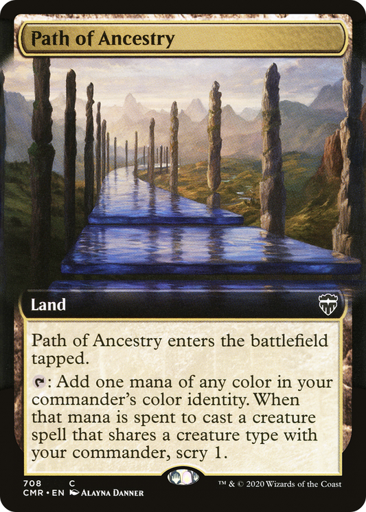 Path of Ancestry (CMR-708) - Commander Legends: (Extended Art) Foil