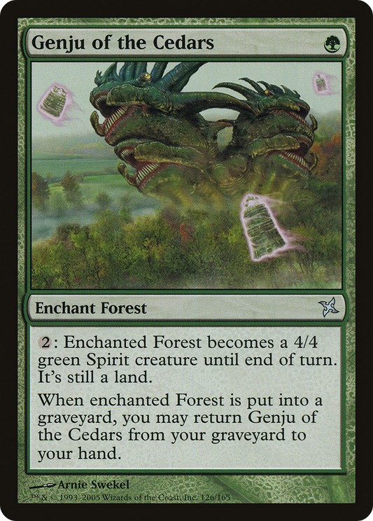 Genju of the Cedars (BOK-126) - Betrayers of Kamigawa Foil