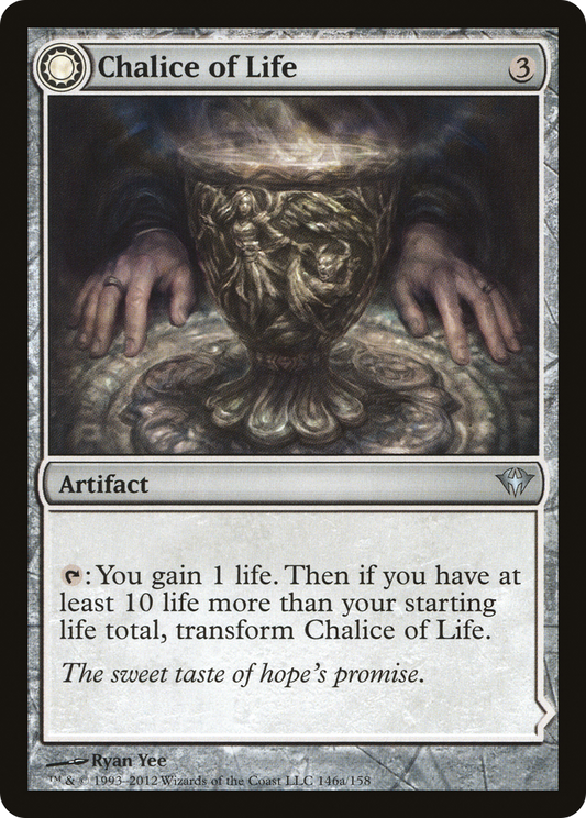 Chalice of Life // Chalice of Death (DKA-146) - Dark Ascension: (Double Faced Transform) Foil