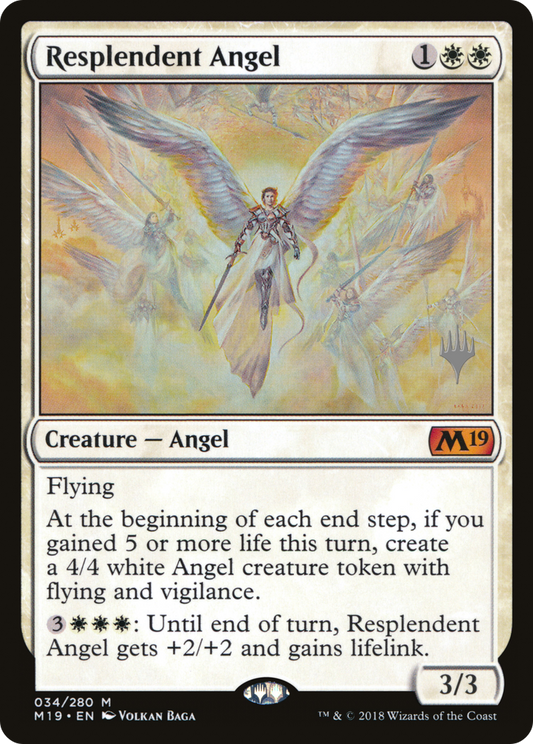 Resplendent Angel (PPM20-034) - Core Set 2019 Promos Foil