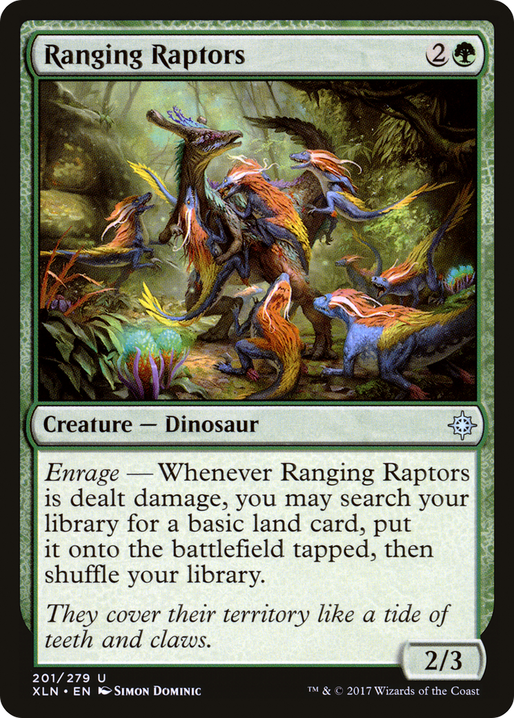 Ranging Raptors (XLN-201) - Ixalan Foil