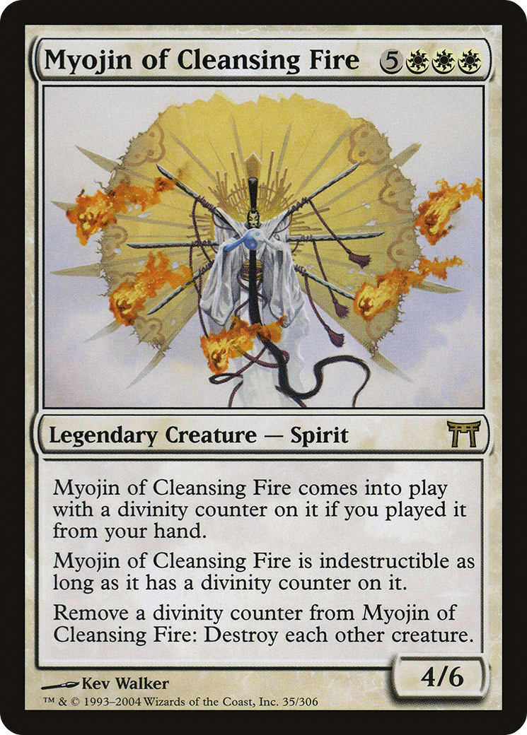 Myojin of Cleansing Fire (CHK-035) - Champions of Kamigawa
