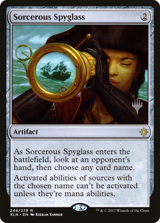 Sorcerous Spyglass (PPM20-248) - Ixalan Promos Foil