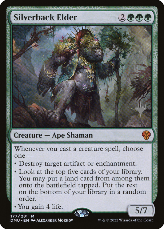 Silverback Elder (PPDMU-177) - Dominaria United Promos Foil