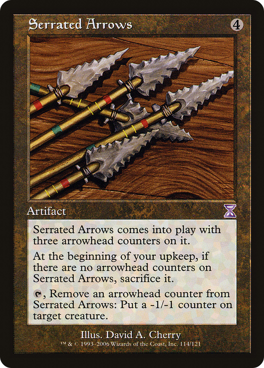 Serrated Arrows (TSB-114) - Time Spiral Timeshifted Foil