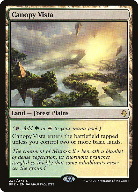 Canopy Vista (BFZ-234) - Battle for Zendikar Foil