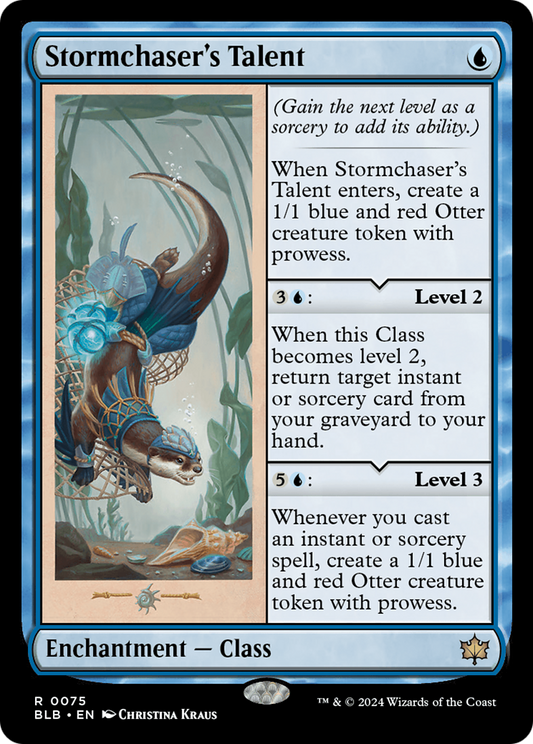 Stormchaser's Talent (BLB-075) - Bloomburrow Foil