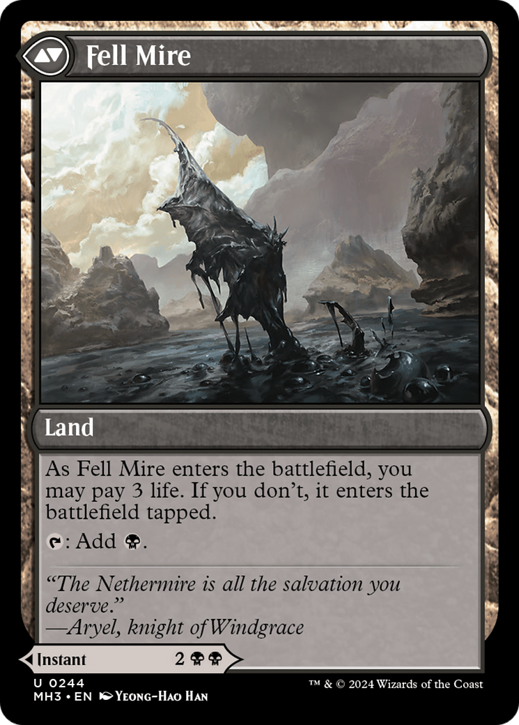 Fell the Profane // Fell Mire (MH3-244) - Modern Horizons 3
