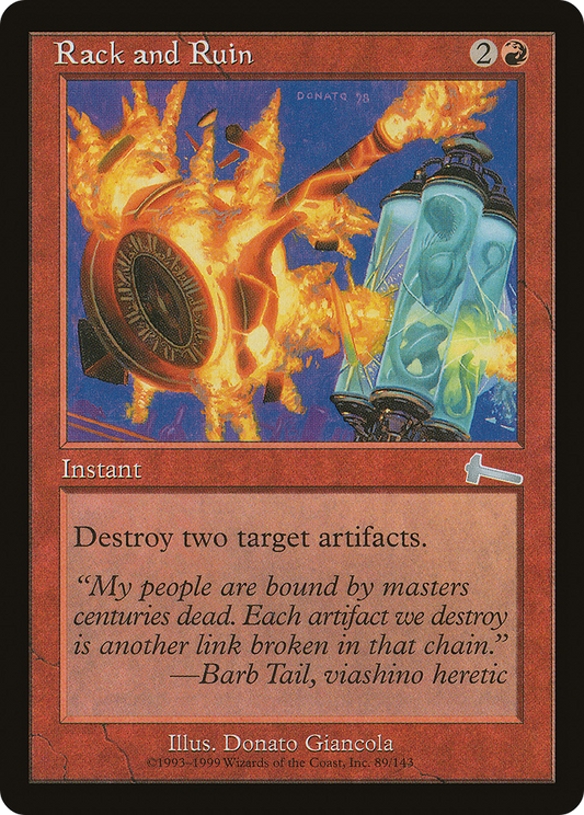 Rack and Ruin (ULG-089) - Urza's Legacy Foil