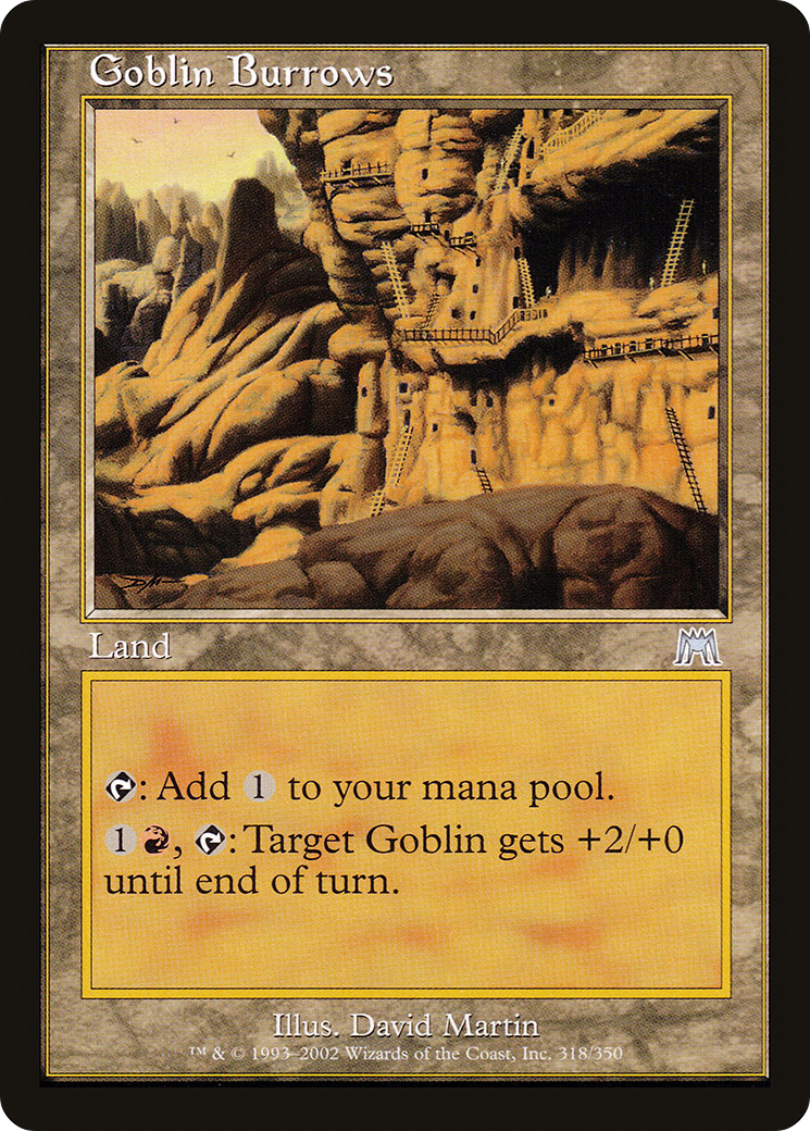 Goblin Burrows (ONS-318) - Onslaught Foil