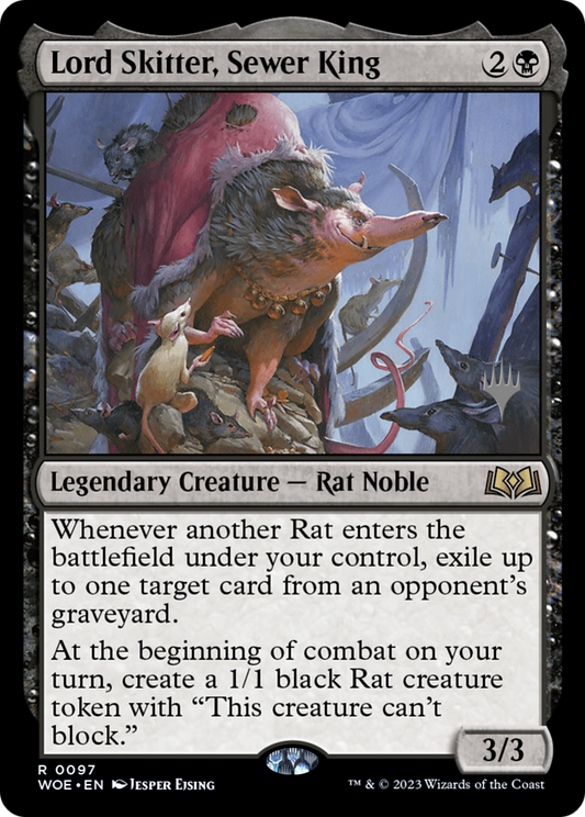 Lord Skitter, Sewer King (PPWOE-97P) - Wilds of Eldraine Promos Foil