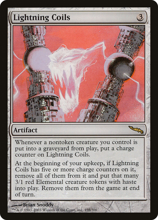 Lightning Coils (MRD-198) - Mirrodin Foil