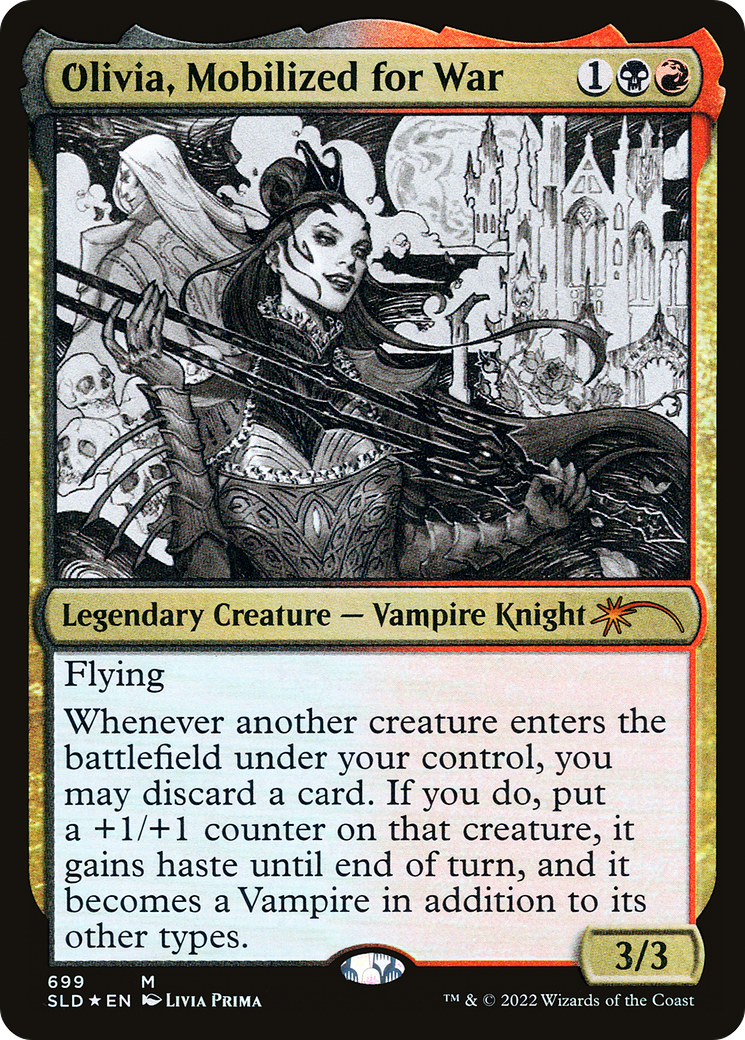 Olivia, Mobilized for War (SLD-699) - Secret Lair Drop Foil
