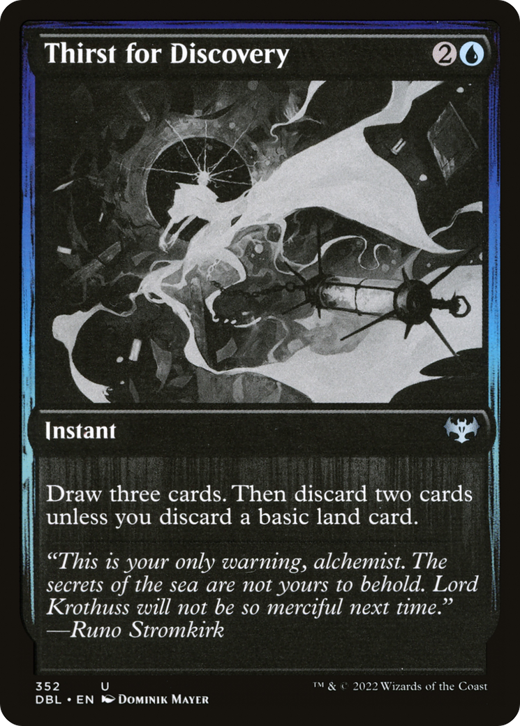 Thirst for Discovery (DBL-352) - Innistrad: Double Feature Foil