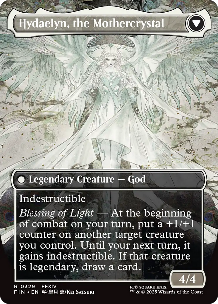 Venat, Heart of Hydaelyn // Hydaelyn, the Mothercrystal (FIN-329) - FINAL FANTASY (Borderless)