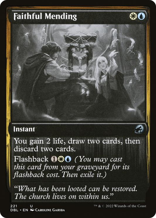 Faithful Mending (DBL-221) - Innistrad: Double Feature