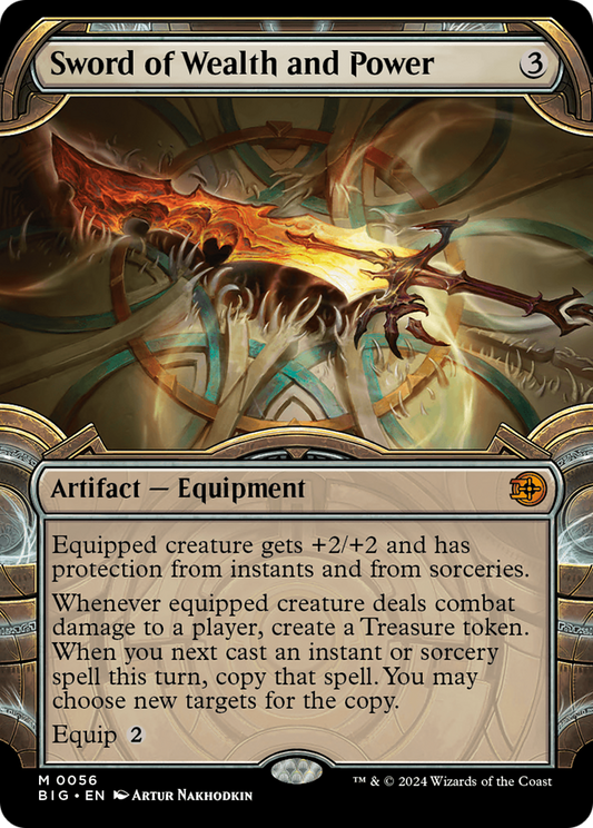 Sword of Wealth and Power (BIG-056) - The Big Score: (Showcase) Foil