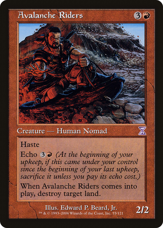 Avalanche Riders (TSB-055) - Time Spiral Timeshifted Foil
