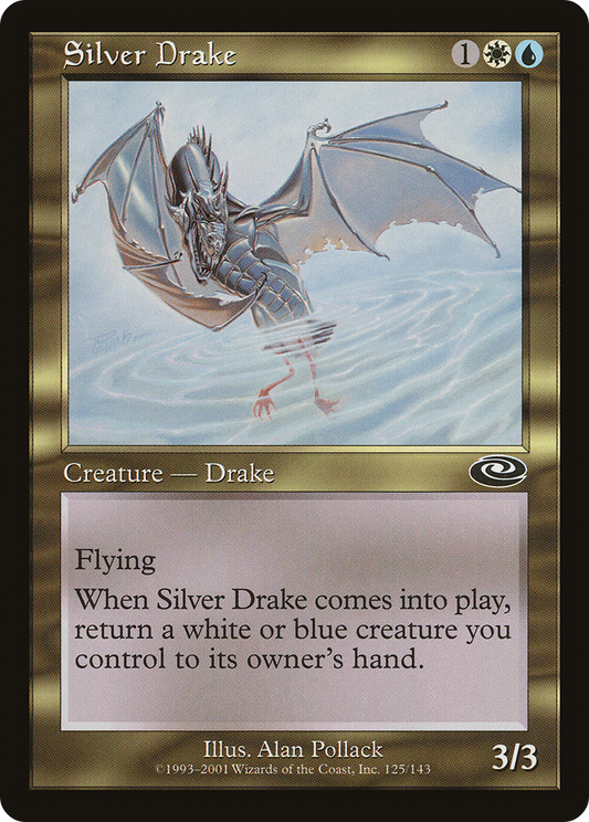 Silver Drake (PLS-125) - Planeshift Foil
