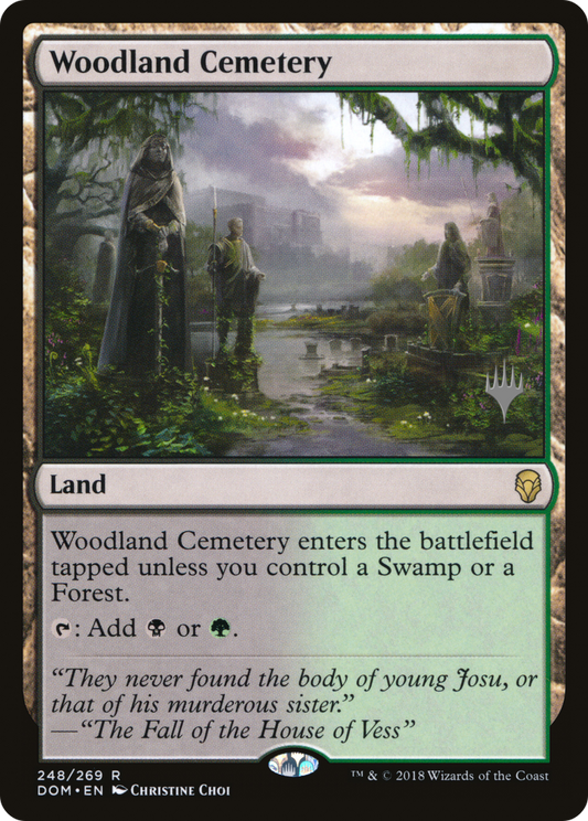 Woodland Cemetery (PPM20-248P) - Dominaria Promos