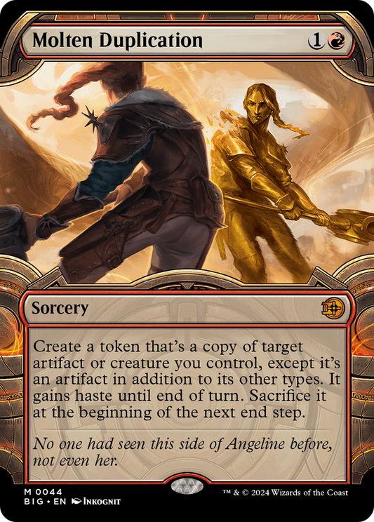 Molten Duplication (BIG-044) - The Big Score: (Showcase) Foil