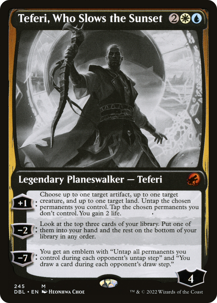 Teferi, Who Slows the Sunset (DBL-245) - Innistrad: Double Feature