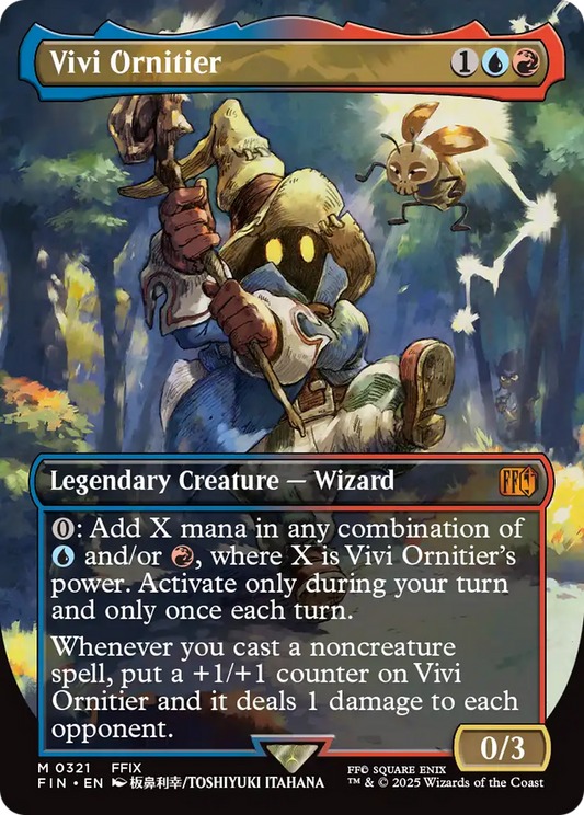 Vivi Ornitier (FIN-321) - FINAL FANTASY (Borderless) Foil