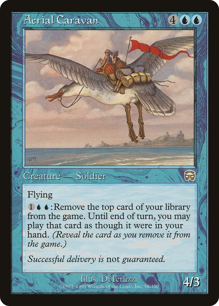 Aerial Caravan (MMQ-058) - Mercadian Masques Foil