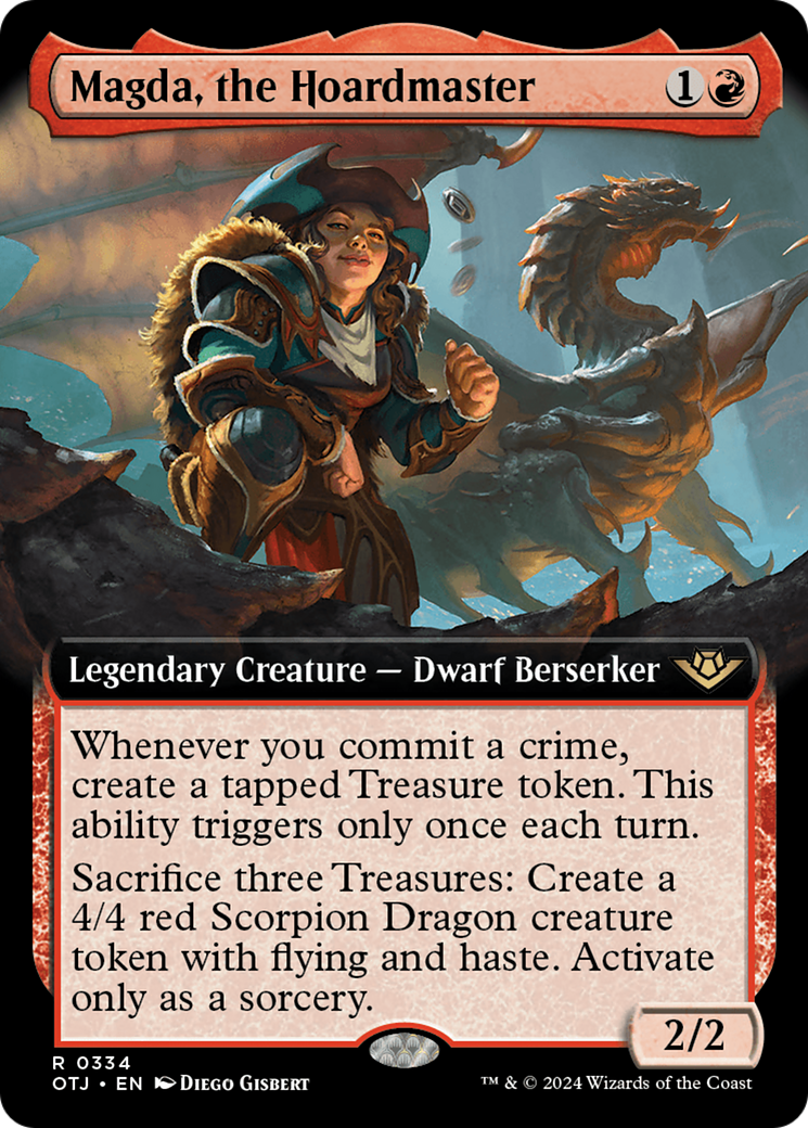 Magda, the Hoardmaster (OTJ-334) - Outlaws of Thunder Junction: (Extended Art)