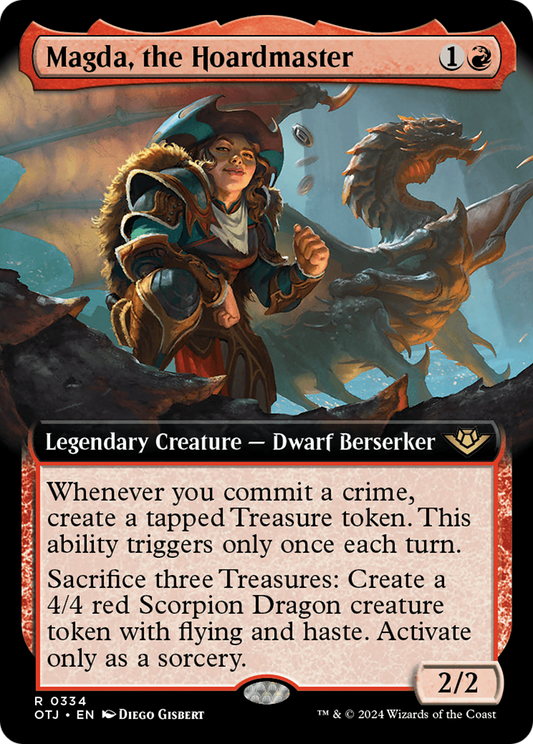 Magda, the Hoardmaster (OTJ-334) - Outlaws of Thunder Junction: (Extended Art)