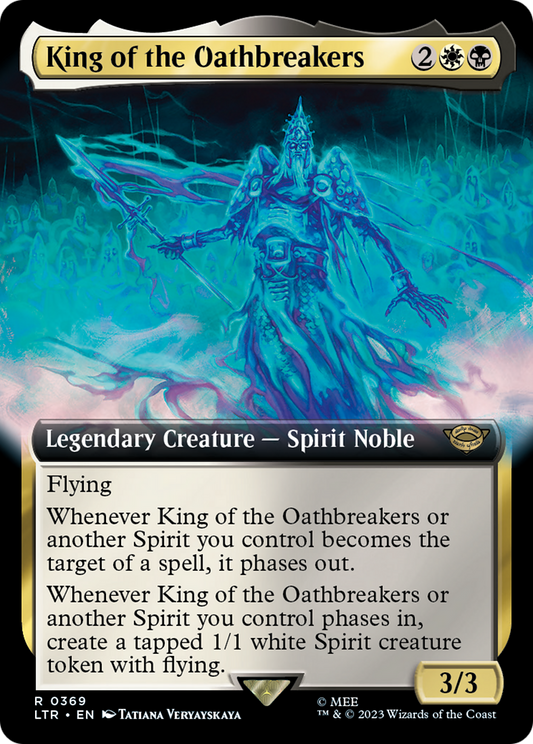 King of the Oathbreakers (LTR-369) - The Lord of the Rings: Tales of Middle-earth: (Extended Art) Foil