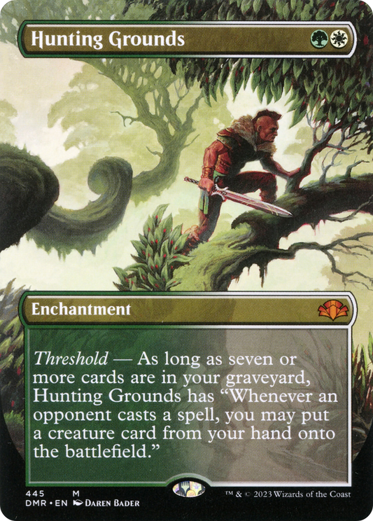Hunting Grounds (DMR-445) - Dominaria Remastered (Borderless) Foil