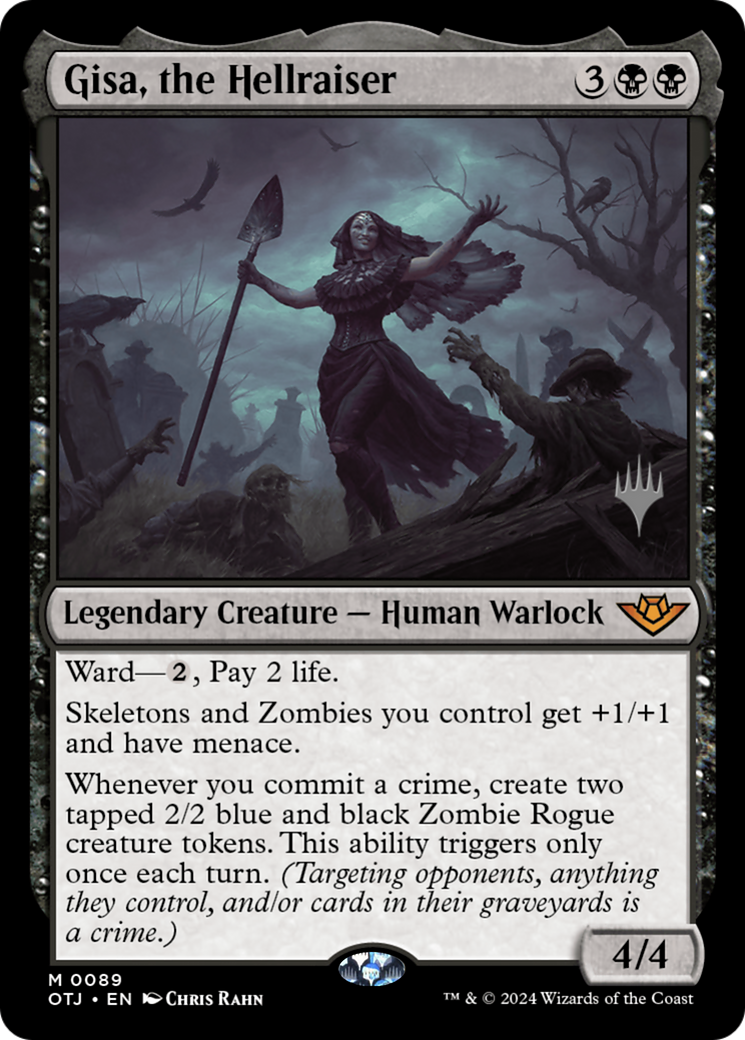 Gisa, the Hellraiser (PPOTJ-089) - Outlaws of Thunder Junction Promos Foil