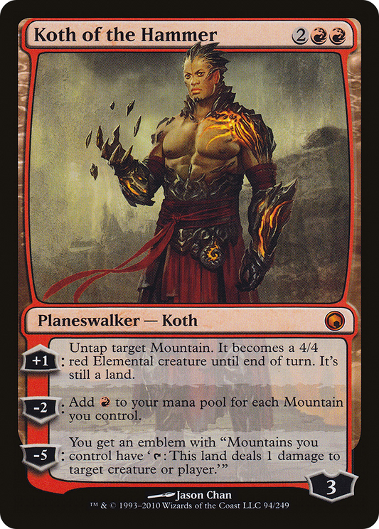 Koth of the Hammer (SOM-094) - Scars of Mirrodin