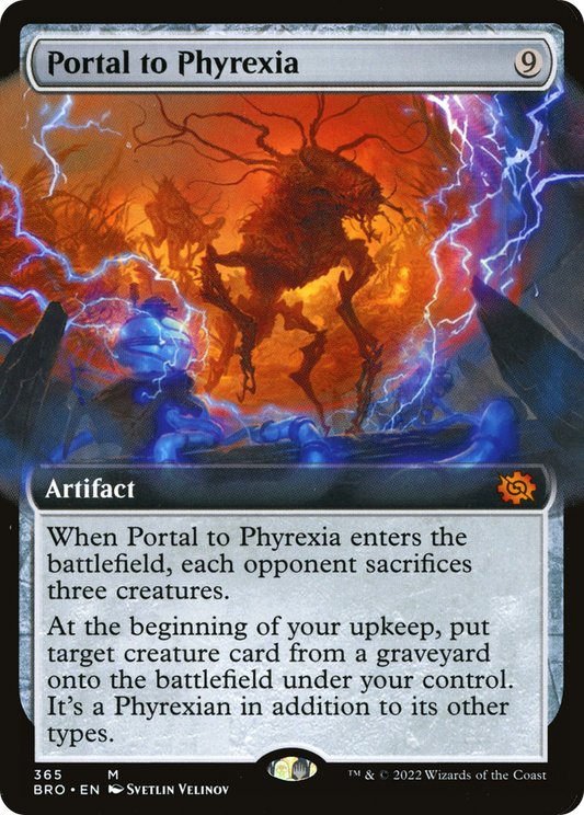 Portal to Phyrexia (BRO-365) - The Brothers' War: (Extended Art) Foil