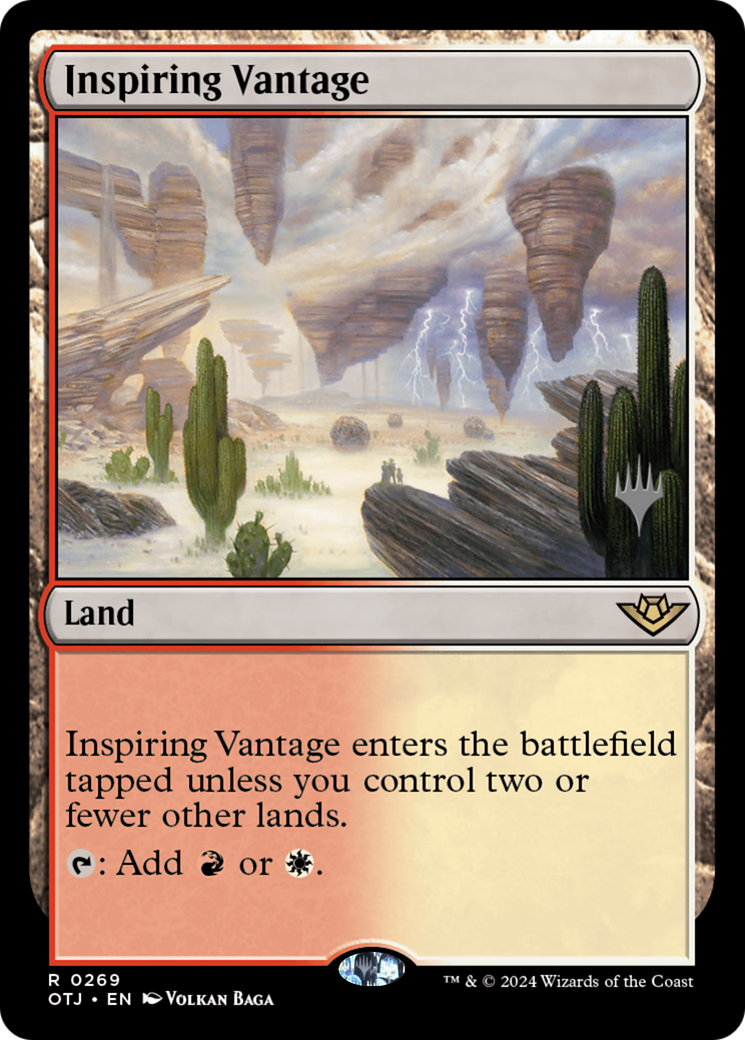 Inspiring Vantage (PPOTJ-269) - Outlaws of Thunder Junction Promos