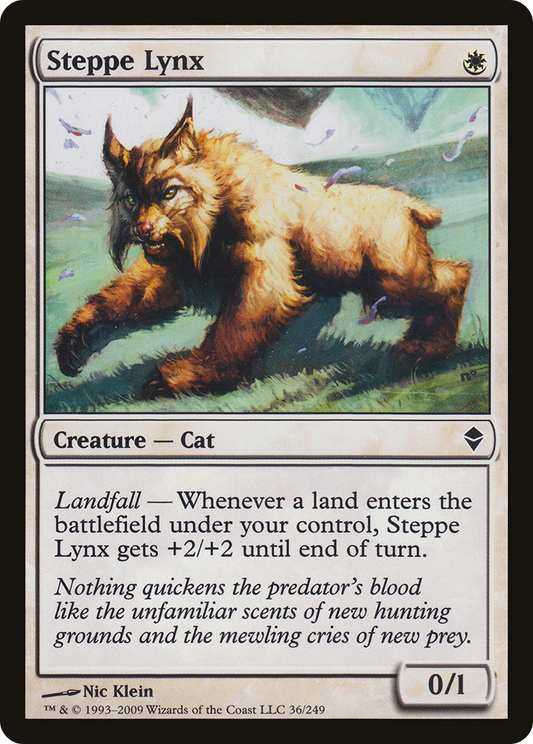 Steppe Lynx (ZEN-036) - Zendikar Foil
