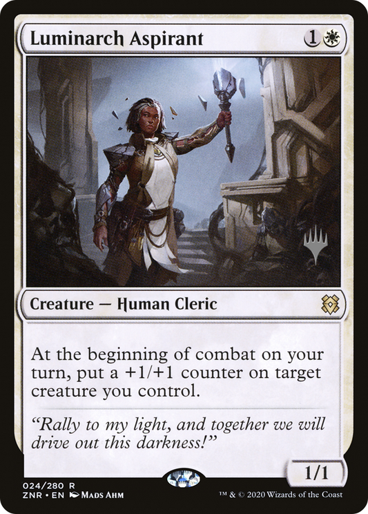 Luminarch Aspirant (PPZNR-24P) - Zendikar Rising Promos Foil