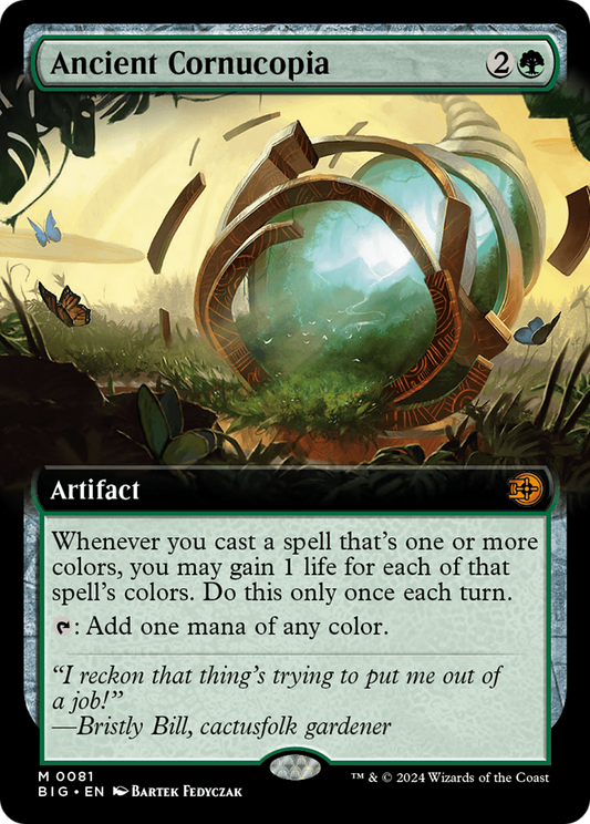 Ancient Cornucopia (BIG-081) - The Big Score: (Extended Art) Foil