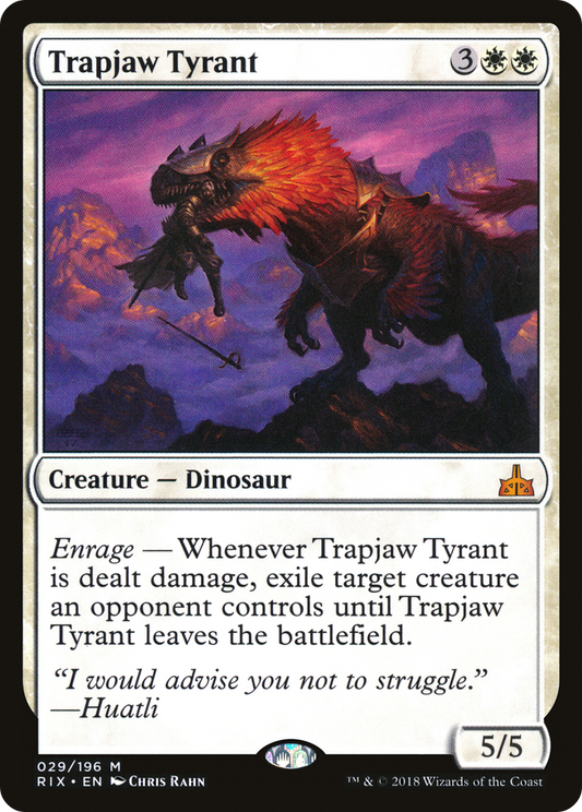 Trapjaw Tyrant (RIX-029) - Rivals of Ixalan