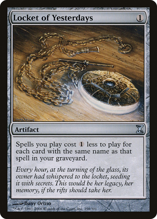 Locket of Yesterdays (TSP-258) - Time Spiral