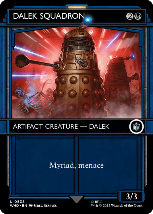 Dalek Squadron (WHO-538) - Doctor Who: (Showcase) (Borderless)