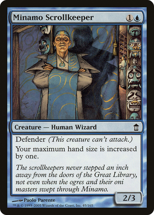 Minamo Scrollkeeper (SOK-045) - Saviors of Kamigawa Foil
