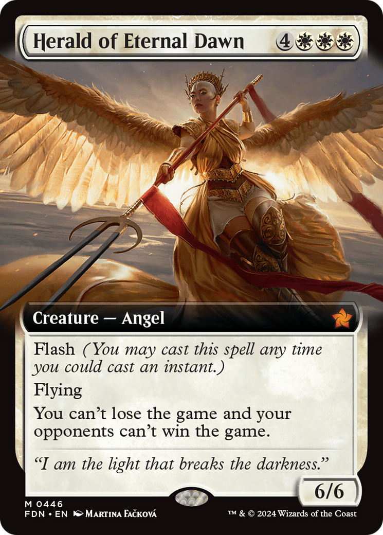 Herald of Eternal Dawn (Extended Art) (FDN-446) - Foundations: (Extended Art)