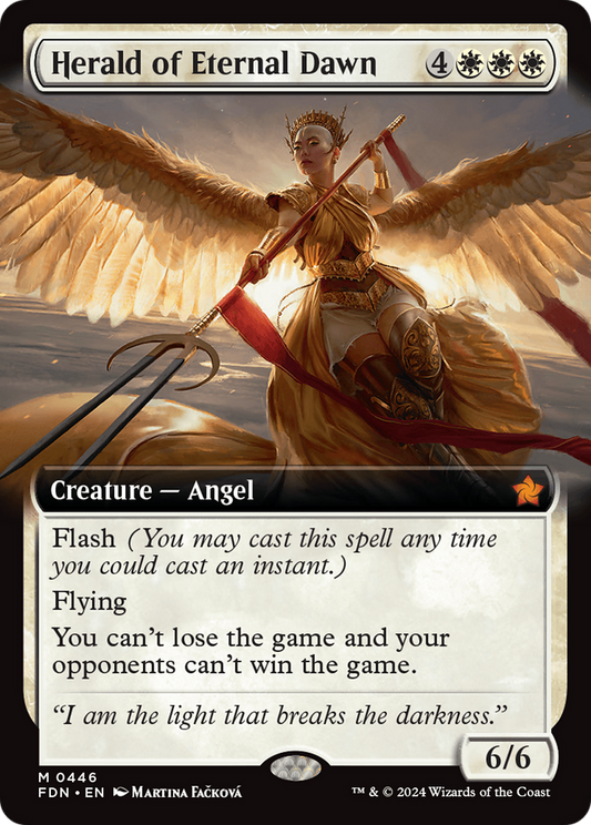 Herald of Eternal Dawn (Extended Art) (FDN-446) - Foundations: (Extended Art)