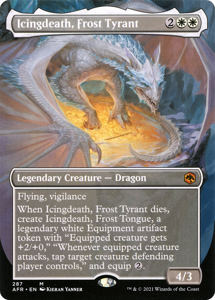 Icingdeath, Frost Tyrant (AFR-287) - Adventures in the Forgotten Realms (Borderless) Foil