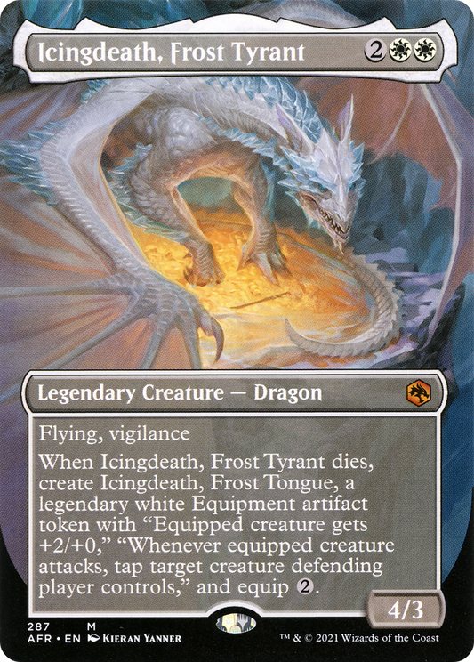 Icingdeath, Frost Tyrant (AFR-287) - Adventures in the Forgotten Realms (Borderless) Foil
