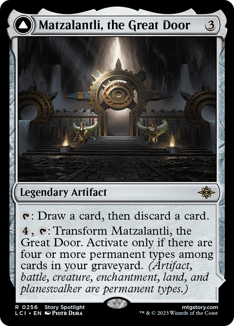 Matzalantli, the Great Door // The Core (LCI-256) - The Lost Caverns of Ixalan Foil