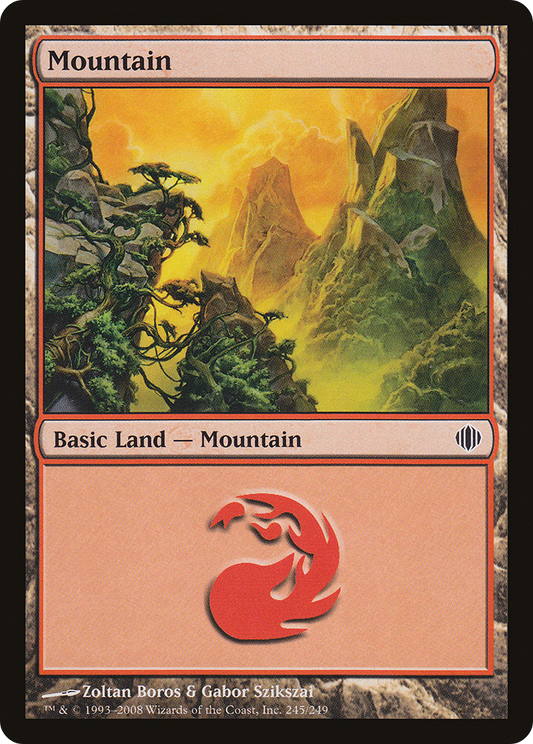 Mountain (ALA-245) - Shards of Alara Foil
